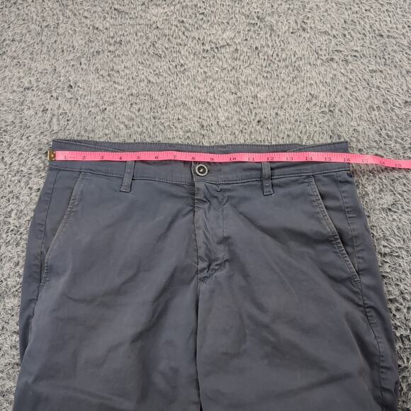 Adriano Goldschmeid Shorts Men 30 Gray Chino Preppy Classiccore Normcore Casual - Picture 5 of 9